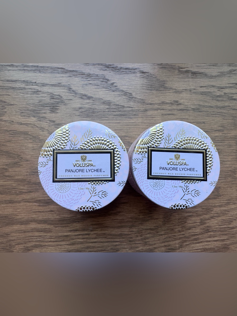 Voluspa Panjoree Lychee Candle Bundle 3.2 oz